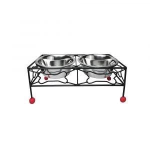 Wrought Iron Bowl Stand-Rustic