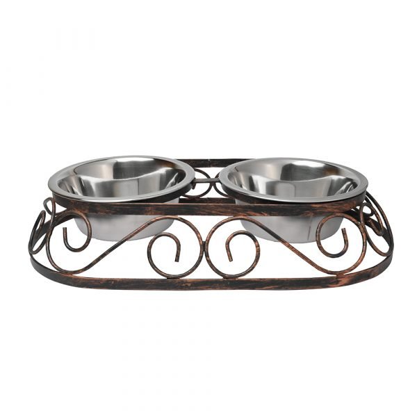 Wrought Iron-Bowl Stand