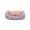 ALL4PETS SOFA STYLE PET BED MULTI COLOUR FLEES FOR DOGS AND CATS