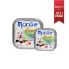 Dog Food Combo Offer Monge Fruit-Pate and Chunkies with Lamb and Apple-BUY 11 AND GET 1 FREE(100g Each)