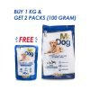 Dog Food Combo offer MR DOG ALL BREEDS ADULT WITH CHICKEN & RICE DOG FOOD 1kg + Free MR. DOG 100G DOG FOOD (2 pcs.)