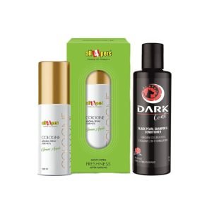Dog Shampoo & Cologne Combo Dark Coat Shampoo 200ml and Cologne Green Apple 100ml