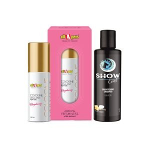Dog Shampoo & Cologne Combo Show Coat Shampoo 200ml and Cologne Raspberry 100ml