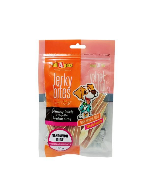 Jerky Bites–Sandwich Dice