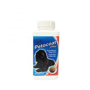 PET-O-COAT PLUS 60 TABLETS (for Healthy Skin & Shiny Coat)