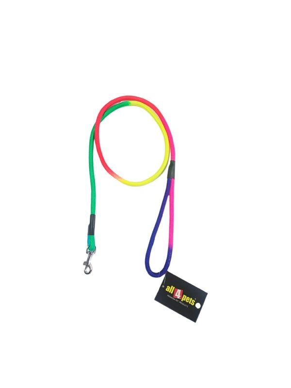 Coloured Leash with Collar-Hook