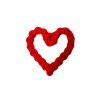 All4pets Heart Shape Rope Toy For Dogs