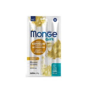 Monge Stick Immunity Support Rich in Fresh Rabbit with Betaglucans For Adult Dogs 45g