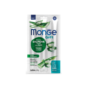 Monge Stick Skin Support Rich in Fresh Salmon with Aloe For Adult Dogs 45g