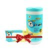 “Buy Large, Get Small FREE: Fresh Paws Pet Wipes Duo Pack!”