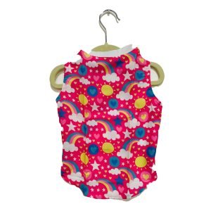 ALL4PETS SUMMER SHIRT FOR DOGS & CATS (RAINBOW PINK)