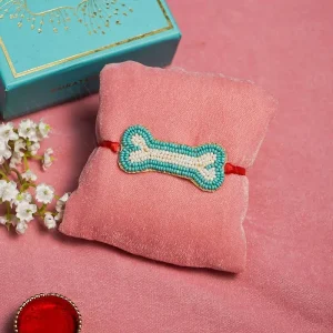 All4Pets Bone Print Rakhi For Dog & Cat