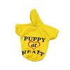 Dog Hoodie with Pocket (Color may vary) Yellow